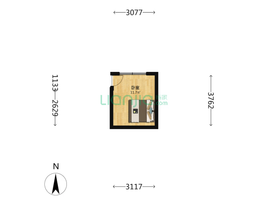 笔管胡同 1室0厅0卫 15平方