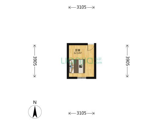 北桥人家 1室0厅0卫 68平方