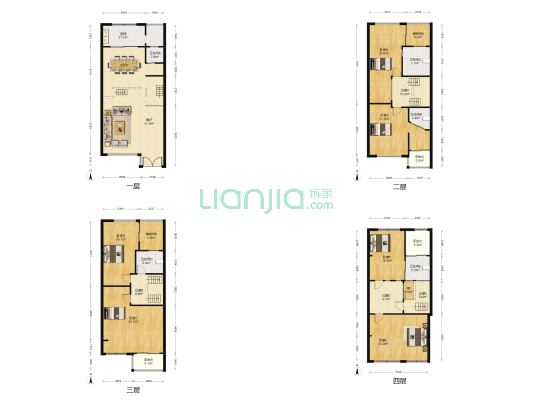 天成丽景花园 6室1厅5卫 234平方
