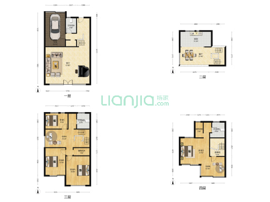 花语墅别墅 6室2厅3卫 265平方