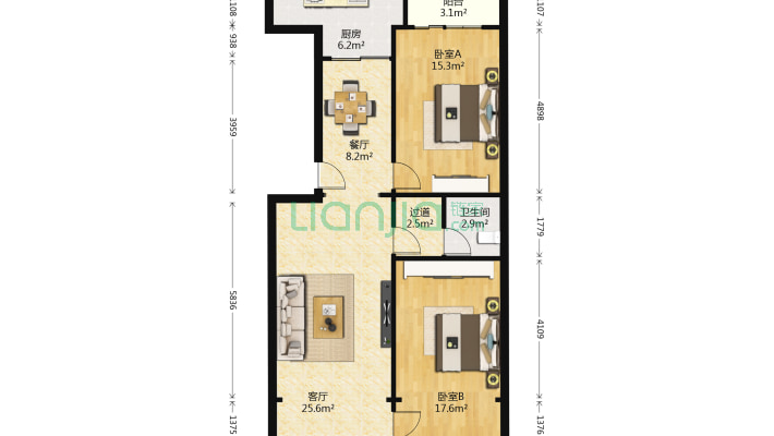 火车站西路722号二手房实景图