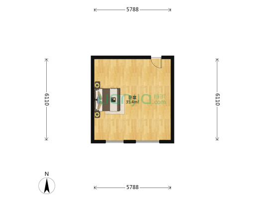 中亚千企 1室0厅0卫 57平方