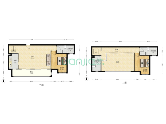 天府公园未来城星幕北区 2室1厅3卫 136平方