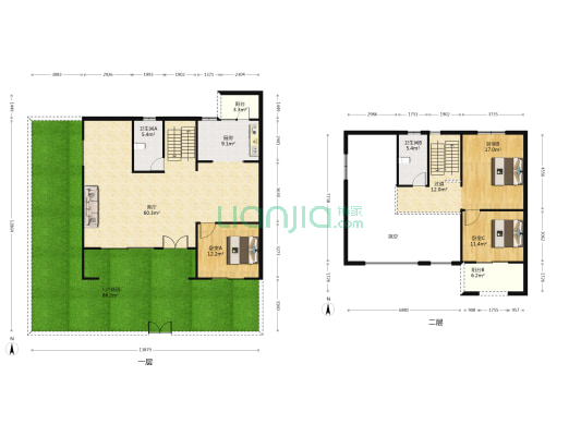 兰庭序资源 3室1厅2卫 175平方