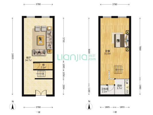 安庆七街三期 1室1厅1卫 58平方