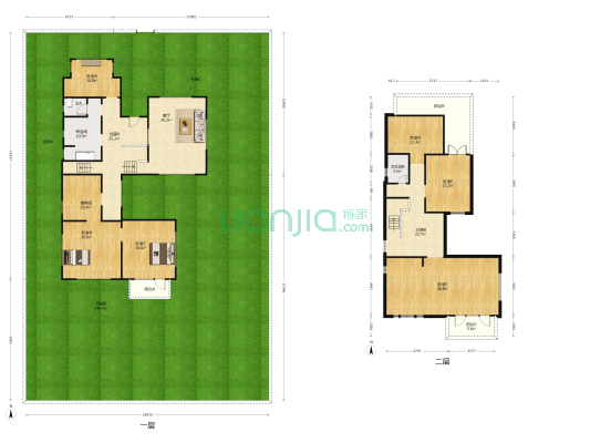 佘山东郡 6室1厅3卫 413平方