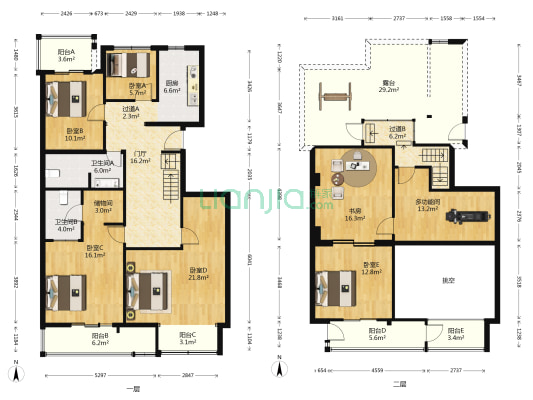 沿海赛洛城七期 7室0厅2卫 131平方