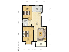 天地新城，房本满五唯一，采光好业主诚心出售-涿州天地新城户型图