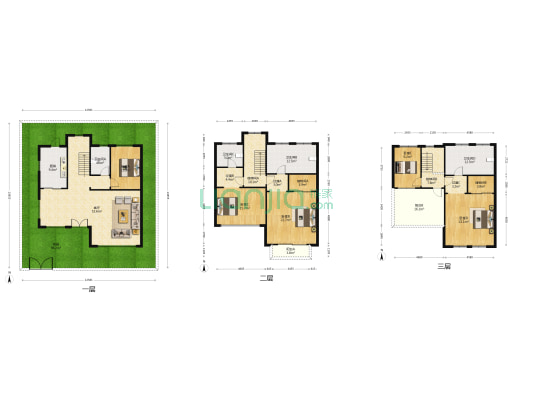 碧桂园.十里银滩.棕榈滩二区 5室1厅4卫 257平方