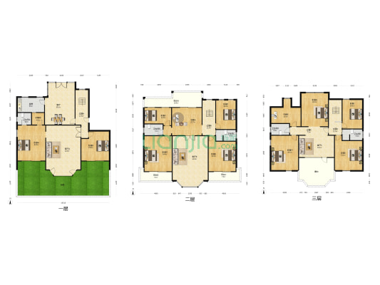 世纪别墅 12室4厅5卫 487平方