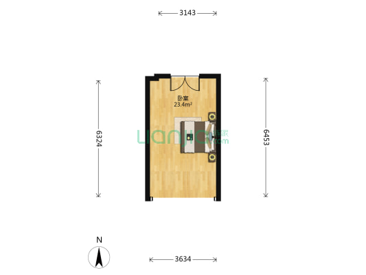 上亿星耀汇 1室0厅0卫 26平方
