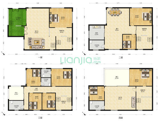 容桂单家小黄圃社区 9室3厅5卫 364平方