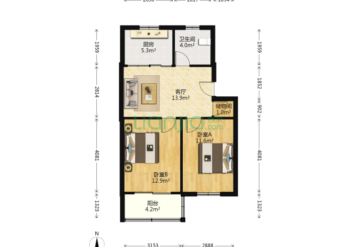 南京房产网>南京小区>秦淮小区>洪家园小区>双桥新村>双桥新村户型图>