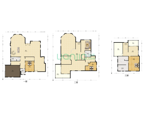 东宝巴黎逸墅 3室2厅4卫 700平方