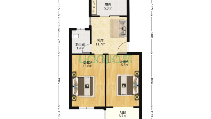 曙光南桥小区二手房实景图