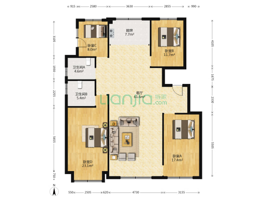 紫宸名郡户型图