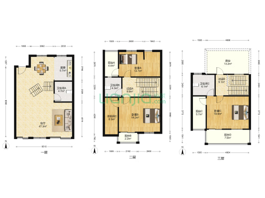 假日半岛 3室1厅3卫 154平方