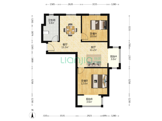 香邑溪谷人车分流社区 房本满二带车位和地下室-户型图