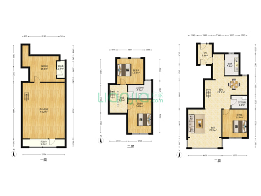 天安豪园 4室2厅2卫 233平方