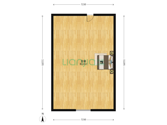 城中路 1室0厅0卫 97平方