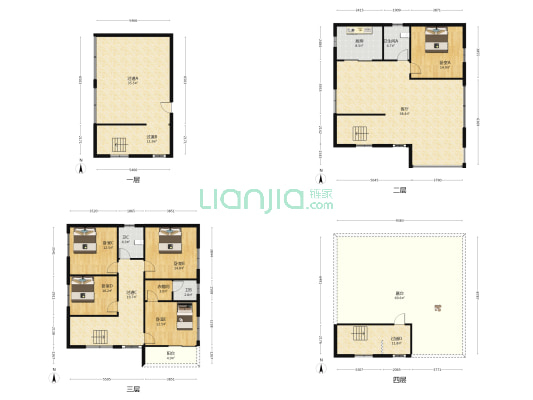 鸦岗村 5室1厅3卫 180平方