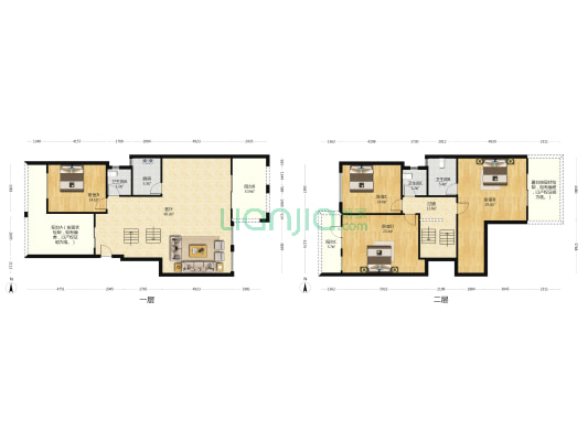 融创长滩壹号 4室1厅3卫 215平方