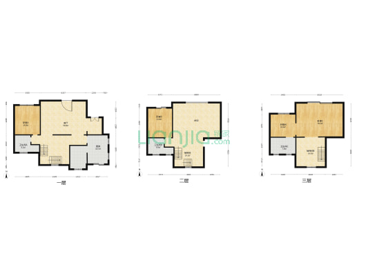 龙桥御园 3室1厅3卫 257平方