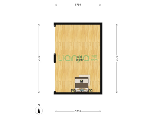 永合名居A区 1室0厅0卫 50平方
