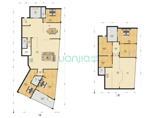 新世界翡郦中心 5室1厅6卫 420平方