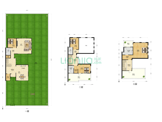 鲁能海蓝椰风A区 4室2厅4卫 245平方