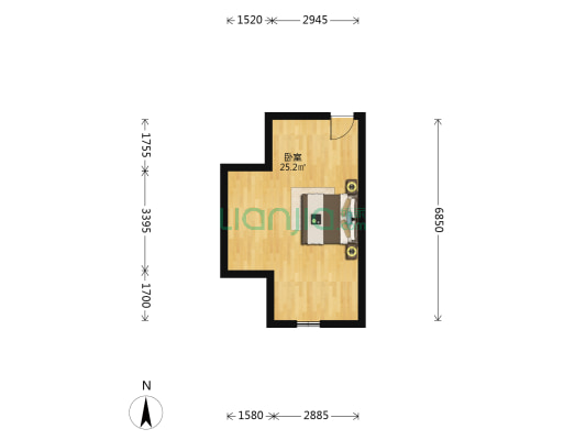 德意居 1室0厅0卫 31平方