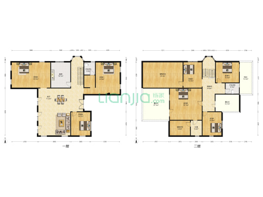 森林湖山庄南区 7室1厅2卫 424平方