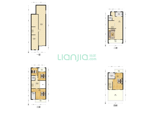 望府中和园 4室1厅4卫 275平方