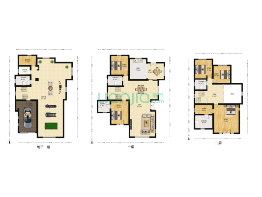 保利西山林语别墅 5室2厅5卫 415平方