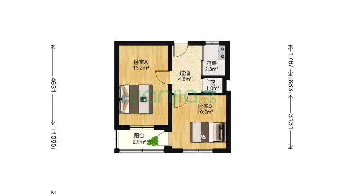 财经学院家属楼二手房实景图