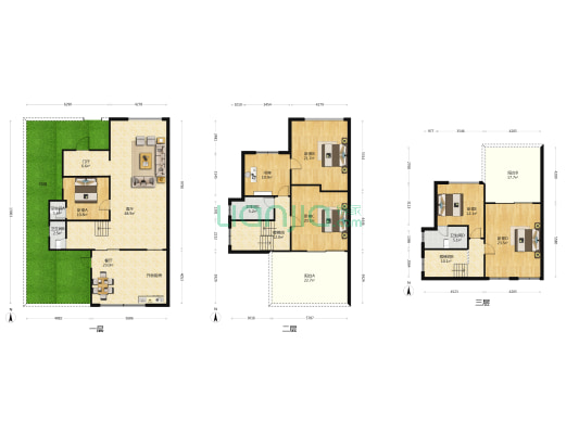 三正半山豪苑湖畔区 6室2厅4卫 231平方