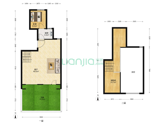 招商雍景湾 1室1厅0卫 135平方