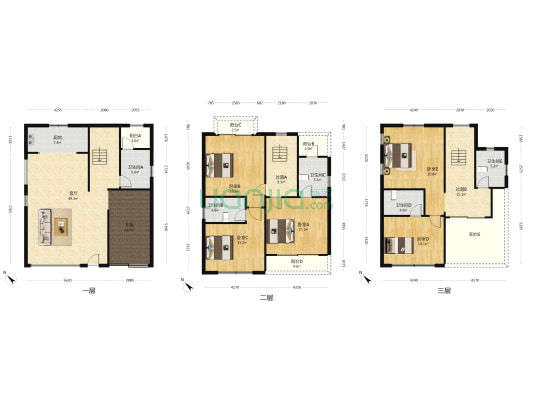 逸涛金宁苑 5室1厅5卫 249平方