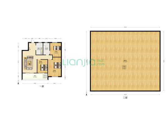 红星天玺湾 3室1厅1卫 114平方