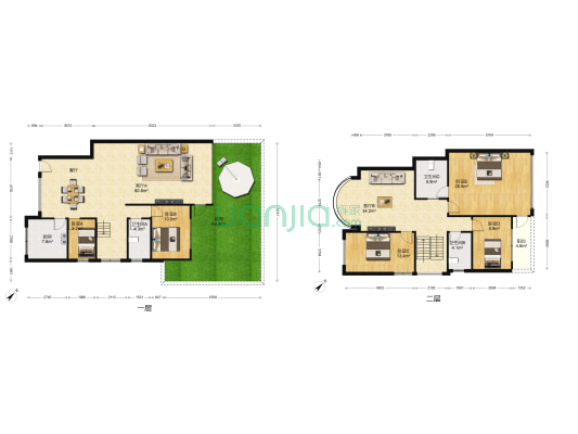 荣泰山庄 5室2厅3卫 230平方