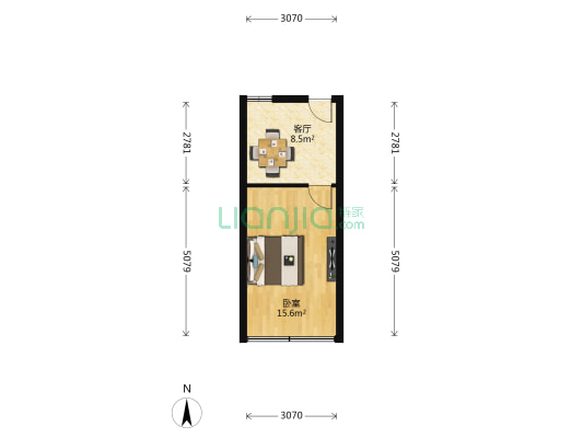 西上渝亭街 1室1厅0卫 28平方