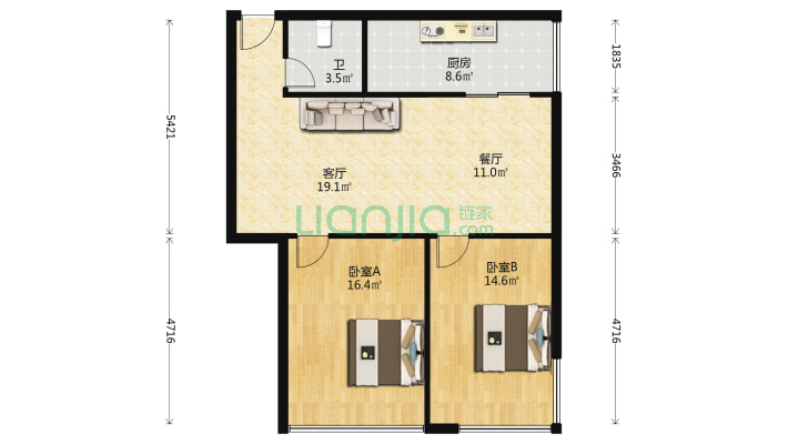 花湖新天地二手房实景图