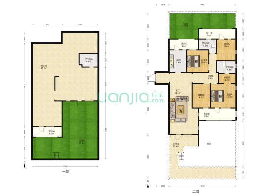 公园1903圣维望 3室1厅3卫 286平方