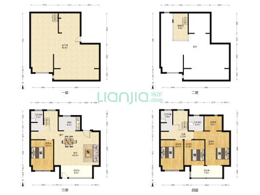 澜庭序 4室1厅3卫 306平方