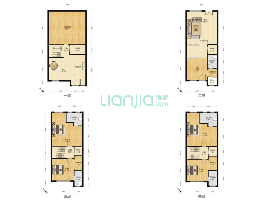 阳光1519临江邸二期 6室2厅5卫 279平方