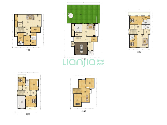 润泽御府 6室3厅8卫 482平方