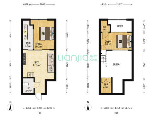 富士康园 2室1厅1卫 60平方