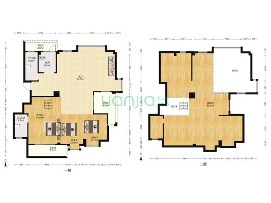 宏欣家园 3室1厅2卫 300平方