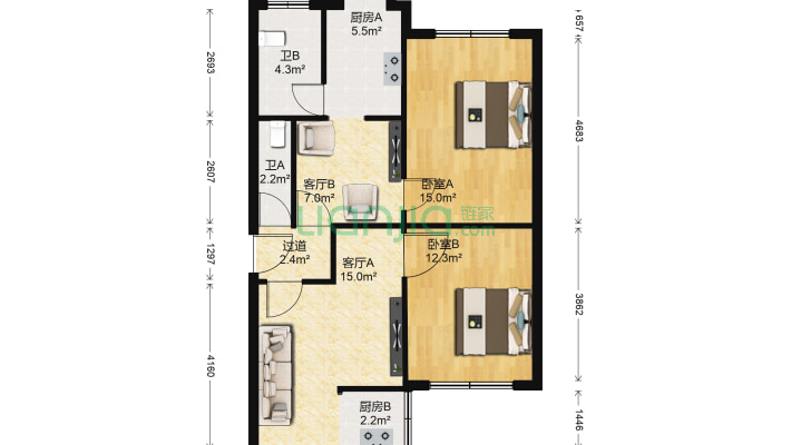 马王堆陶瓷城新合区二手房实景图
