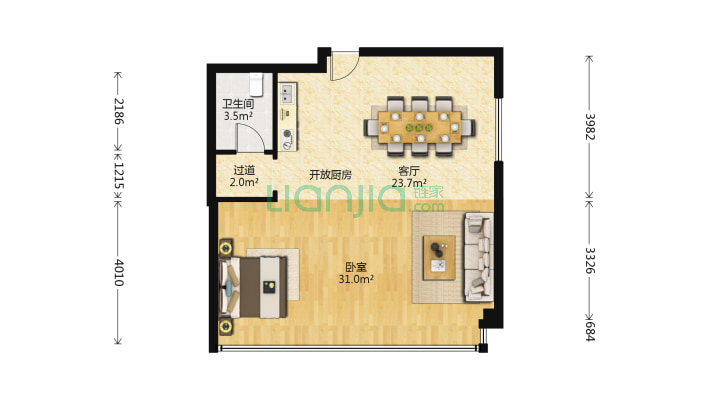 青年大厦二手房实景图